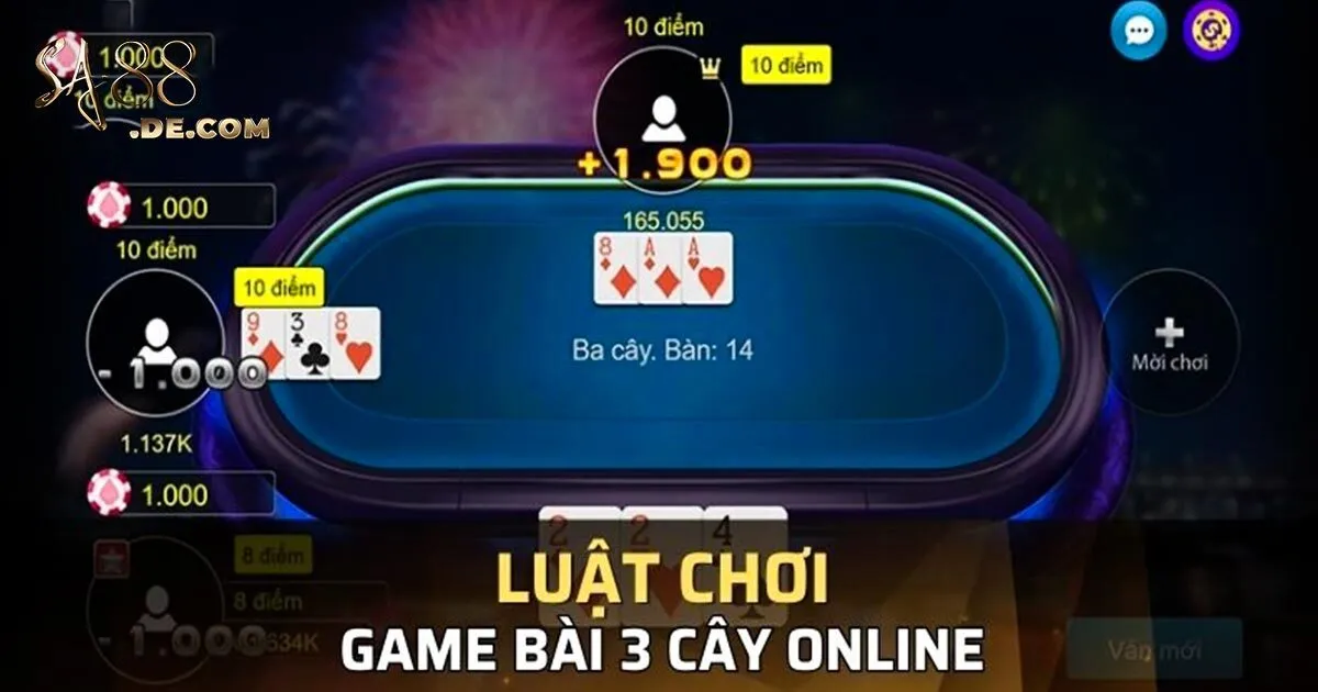 Quy tắc cơ bản khi đánh game bài 3 cây SA88