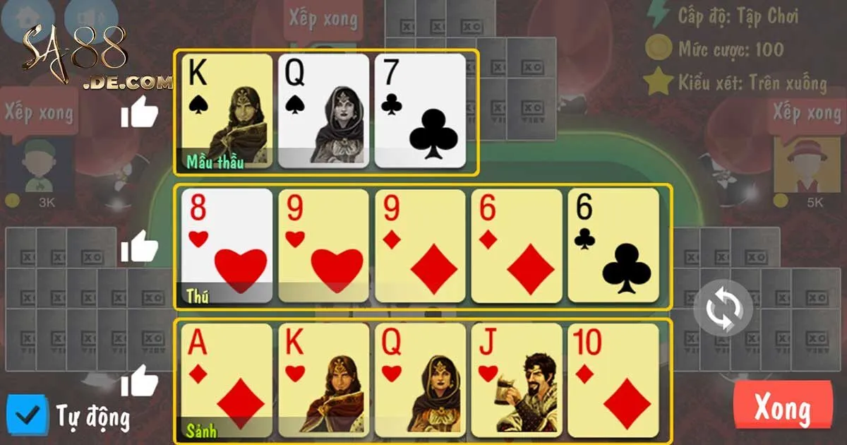 Ưu điểm vượt trội của sảnh game bài SA88